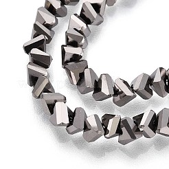 Electroplate Glass Beads Strands&nbsp;GLAA-N024-4mm-03