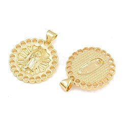 Religion Theme Brass Multi-Strand Links&nbsp;KK-CBAFB88-01A-G