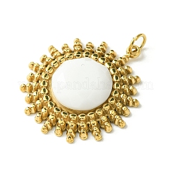 Faceted Natural White Jade Pendants&nbsp;FIND-Z028-38E