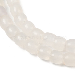 Natural Grey Agate Beads Strands&nbsp;G-C258-01