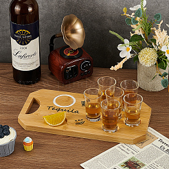Bamboo Wine Serving Trays&nbsp;ODIS-WH0025-200