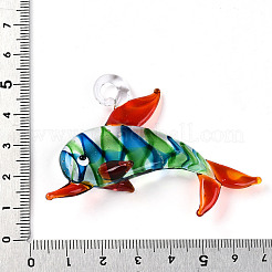 Handmade Lampwork Big Pendants&nbsp;LAMP-T023-14A