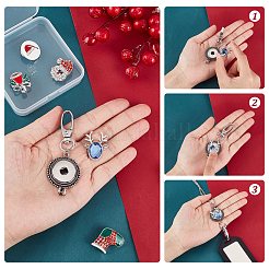 DIY Interchangeable Christmas Office Lanyard ID Badge Holder Necklace Making Kit&nbsp;DIY-SC0022-02
