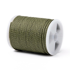 Round Waxed Polyester Cord&nbsp;X-YC-G006-01-1.0mm-37
