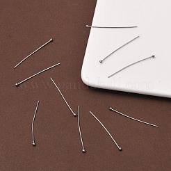 Tarnish Resistant 304 Stainless Steel Ball Head pins&nbsp;STAS-M010-35mm-01