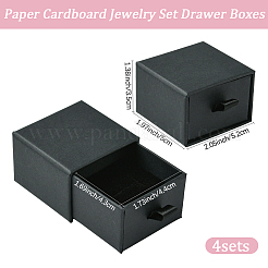 Paper Cardboard Jewelry Set Drawer Boxes&nbsp;CON-WH20008-11A