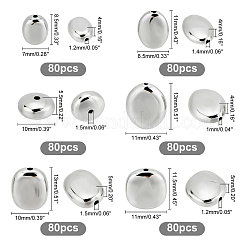 480Pcs 6 Style CCB Plastic Beads&nbsp;CCB-PH0001-22