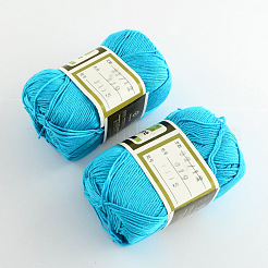 6 Rolls  Bamboo Fiber Silk Blended Yarn&nbsp;YCOR-R024-ZM019A