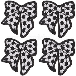 9Pcs Polyester Embroider Thread Iron on/Sew On Patches&nbsp;PATC-CY0001-62