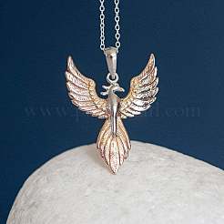 Alloy Phenix Pendant Necklaces&nbsp;FS-WGCCE86-01