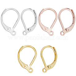 60Pcs 3 Styles 304 Stainless Steel Leverback Earring Findings&nbsp;STAS-BBC0008-30E