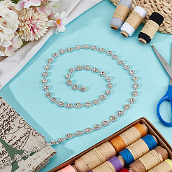 2.5 Yards Rhinestone Cup Chains&nbsp;FIND-WH0111-638P