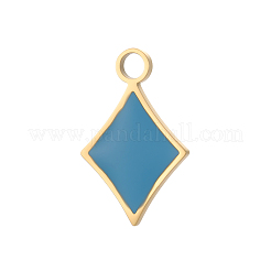 304 Stainless Steel Enamel Pendants&nbsp;STAS-OY013-59G