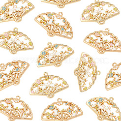 8Pcs 4 Styles Rack Plating Alloy Enamel Pendants&nbsp;ENAM-FS0004-74