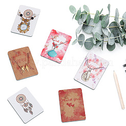120Pcs 6 Styles Paper Necklace Display Cards&nbsp;CDIS-NB0001-39