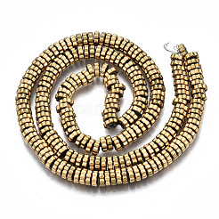 Electroplate Non-magnetic Synthetic Hematite Beads Strands&nbsp;G-T114-94G