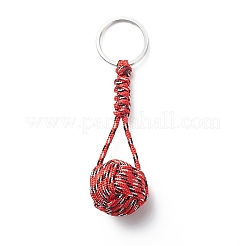 Braided Ball Rope Polyester Keychains&nbsp;KEYC-JKC00421