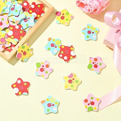 4-Hole Wood Buttons&nbsp;WOOD-CJC0816-002B