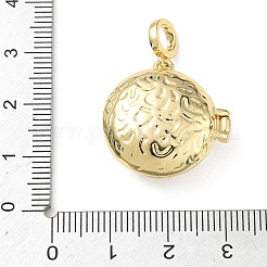 Brass Micro Pave Clear Cubic Zirconia Enamel Locket Pendants&nbsp;KK-A303-22B-G