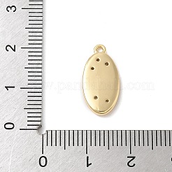 Brass Micro Pave Cubic Zirconia Pendants&nbsp;KK-H521-04A-G