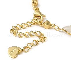 Brass Link Chain Bracelets&nbsp;BJEW-L685-10KCG
