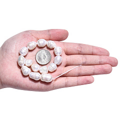Natural Cultured Freshwater Pearl Beads Strands&nbsp;PEAR-N012-11B
