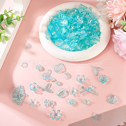 182Pcs 100G Transparent Acrylic Beads&nbsp;OACR-TA0003-69A