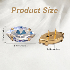 2Pcs Brass Shoes Buckle Clips&nbsp;RGLA-DJ0001-01