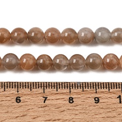 Natural Grey Moonstone Beads Strands&nbsp;G-F632-24-02-01