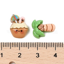 Opaque Resin Cabochons&nbsp;CRES-M037-12