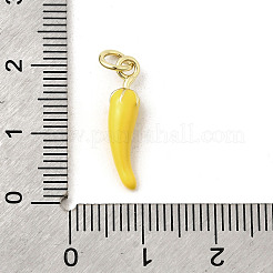 Brass Enamel Pendants&nbsp;KK-K302-24G-03