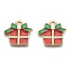 Rack Plating Alloy Enamel Pendants&nbsp;ENAM-T011-201