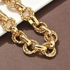 304 Stainless Steel Rolo Chain Bracelets for Women&nbsp;BJEW-S176-01G-B