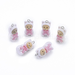 Opaque Resin Pendants&nbsp;RESI-G047-24