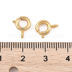 SHEGRACE Brass Spring Ring Clasps&nbsp;XGR0018G-47G
