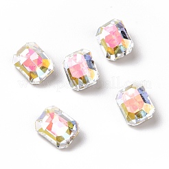 Light AB Style Glass Rhinestone Cabochons&nbsp;RGLA-J018-A-001LA