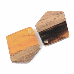 Resin & Walnut Wood Pendants&nbsp;RESI-S389-033A-A01