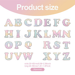 26 Letters Cloth Iron/Sew on Patches&nbsp;PJ-TAC0004-04A