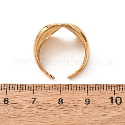 304 Stainless Steel Cuff Open Rings&nbsp;SA-CBA751F-09G