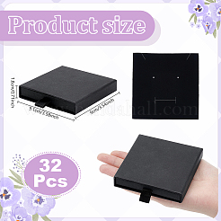 32Pcs Cardboard Jewelry Set Packing Drawer Boxes&nbsp;CON-TW0001-07B