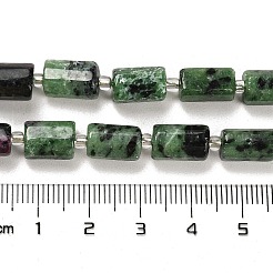 Natural Ruby in Zoisite Beads Strands&nbsp;G-G068-A06-01
