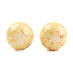 Flower Opaque Resin Beads&nbsp;RESI-T054-001