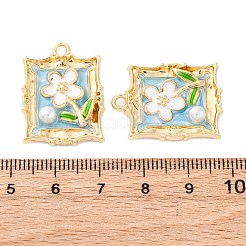 Alloy Enamel Pendants&nbsp;FIND-M060-09A-G
