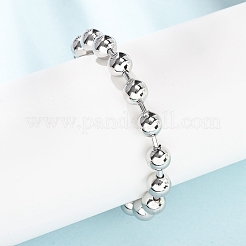 Brass Ball Link Chain Bracelets for Women&nbsp;BJEW-H640-02B-P