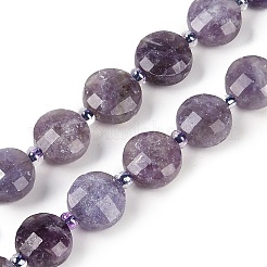 Natural Purple Tourmaline Beads Strands&nbsp;G-B094-A01-01