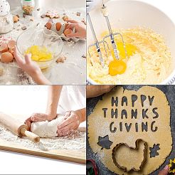 Non-Tarnish Thanksgiving 430 Stainless Steel Cookie Mold&nbsp;DIY-E068-01P-02