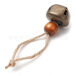 Iron Bell Pendant Decoration&nbsp;HJEW-JM02488-03