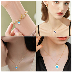36Pcs 3 Colors Brass Enamel Charms&nbsp;KK-BBC0021-93