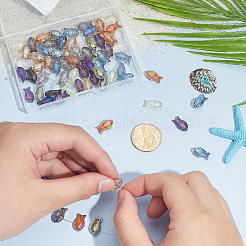 80Pcs 10 Colors Handmade Electroplate Glass Beads&nbsp;EGLA-SC0001-61