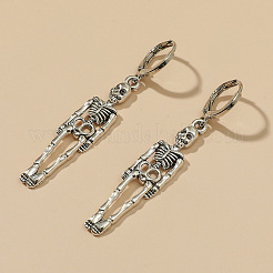 Alloy Skeleton Hoop Earrings&nbsp;PO8955